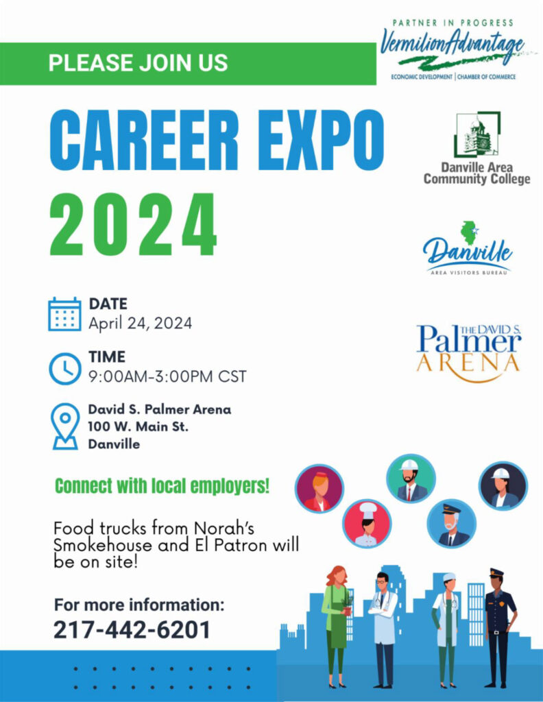 Career Expo 2024 David S Palmer Arena Danville Illinois